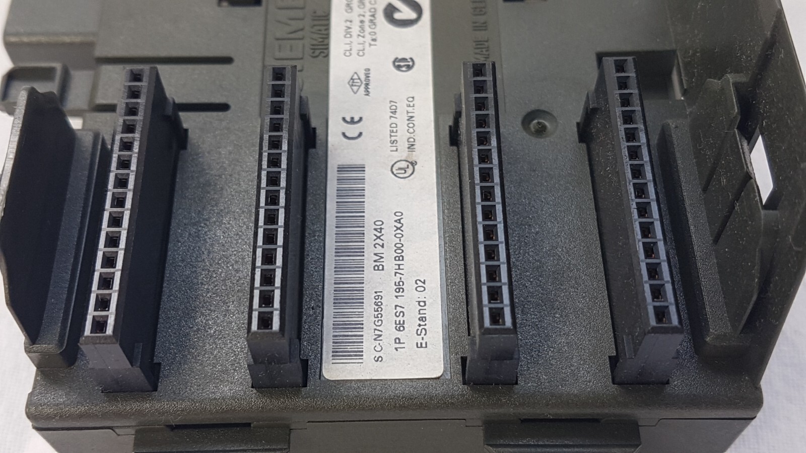 Siemens 6ES7-195-7HB00-0XA0 Simatic DP BUs Module for ET-200M – BM 2X40 – Used