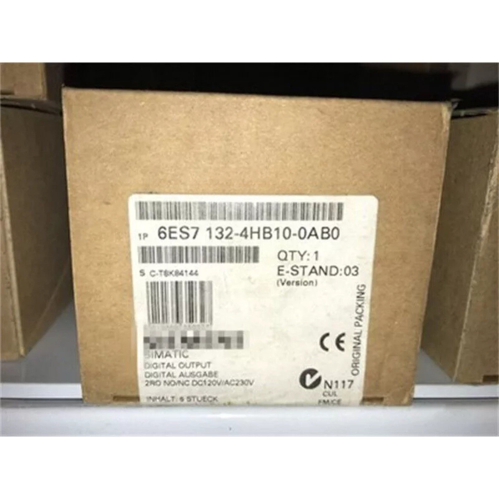 New Siemens 6ES7 132-4HB10-0AB0 6ES7132-4HB10-0AB0 DP 5 ELECTRON MODULES ET200S