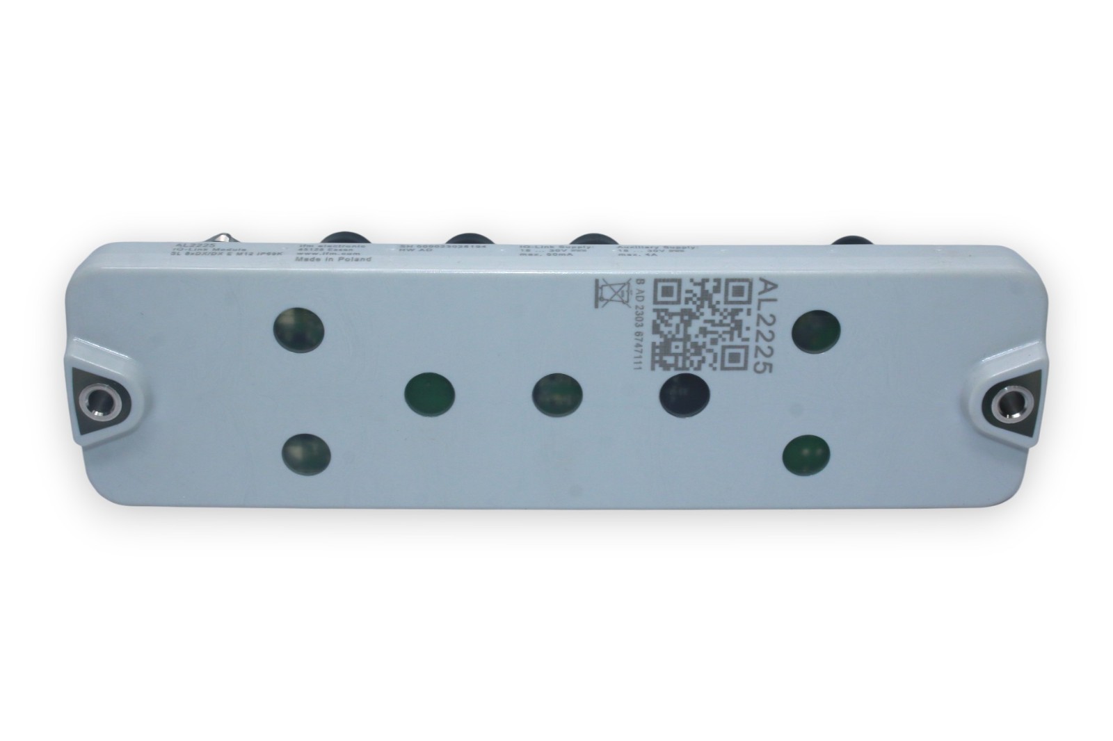 IFM AL2225 INPUT/OUTPUT MODULE IOL MOD SL 8XDX/DX E M12 IP69K