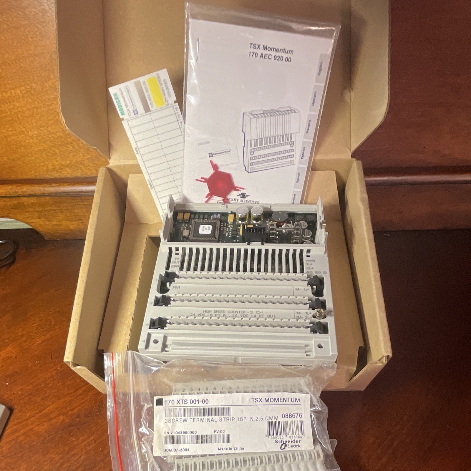 Schneider Electric TSX Momentum 170AEC92000 PLC Module High Speed Counter