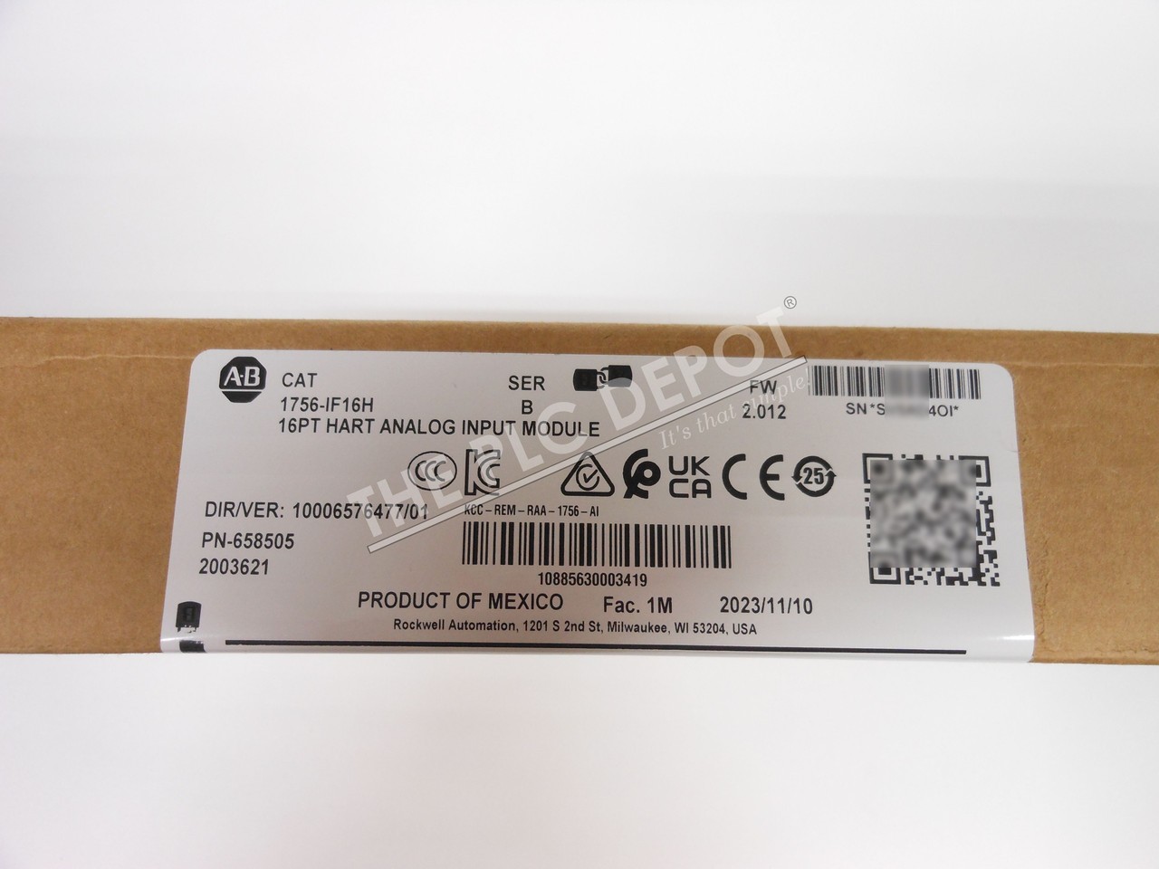 AUTHENTICITY GUARANTEED! 2023 FACTORY SEALED Allen Bradley 1756-IF16H HART #QTY