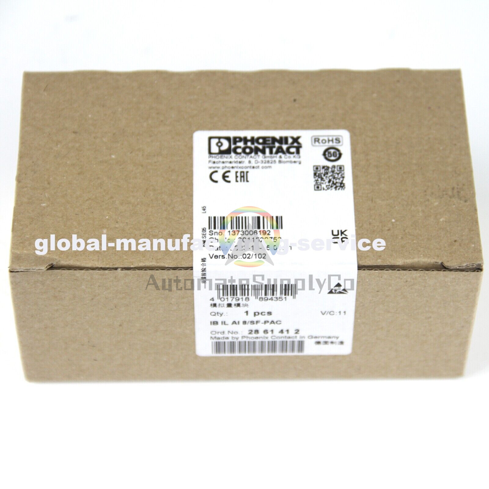 NEW Phoenix Contact IB IL AI 8 /SF-PAC 2861412 module