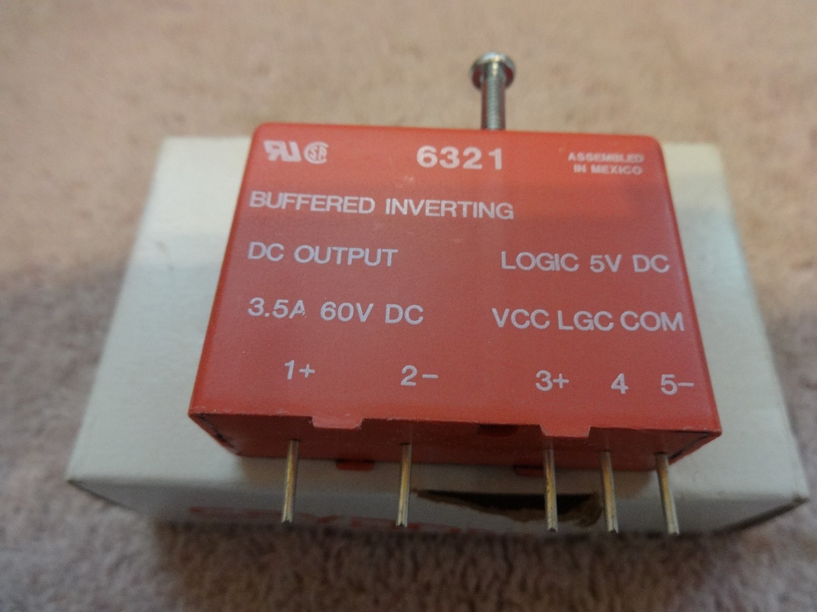 CRYDOM 6321 OUTPUT MODULE 3.5A 60V DC NEW