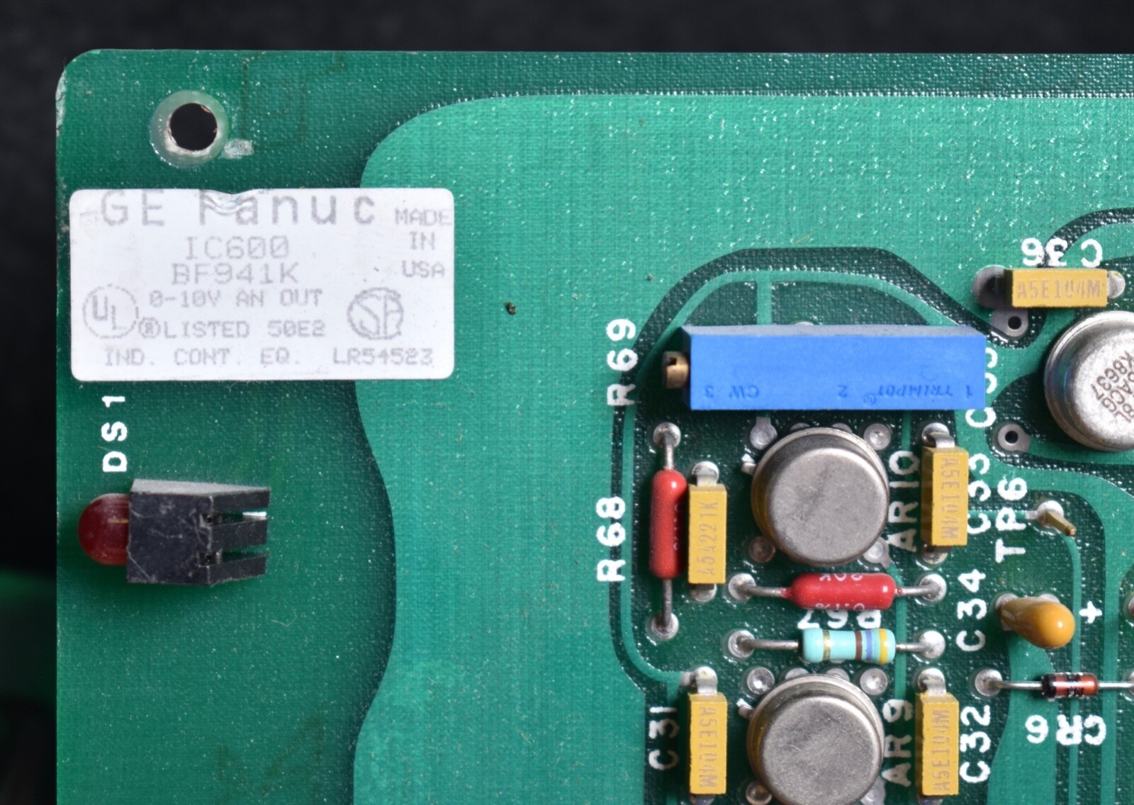 GE General Electric Fanuc Analog Output Module Series Six IC600BF941K