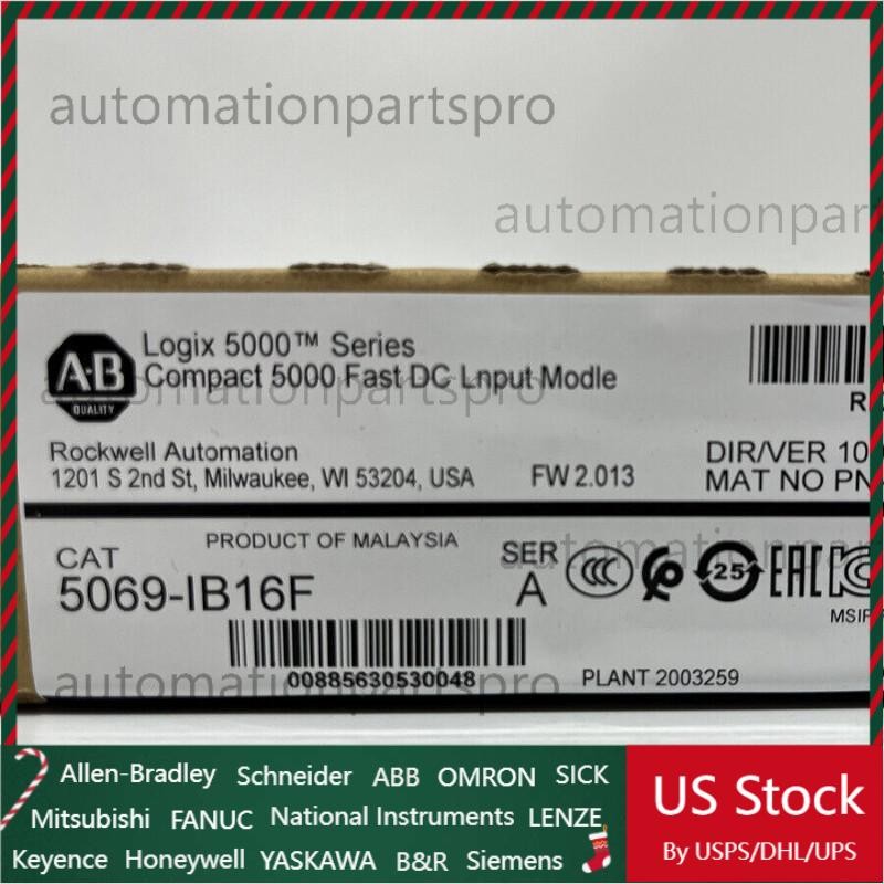 New Sealed Allen-Bradley AB 5069-IB16F SER A Compact I/O Input Module
