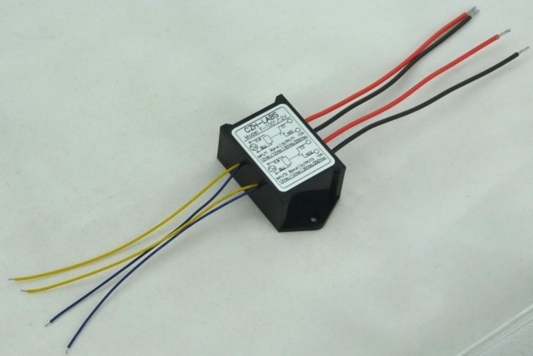 Electronics Salon SPST NO 10Amp Power Relay Module 12V AC DC Control Voltage