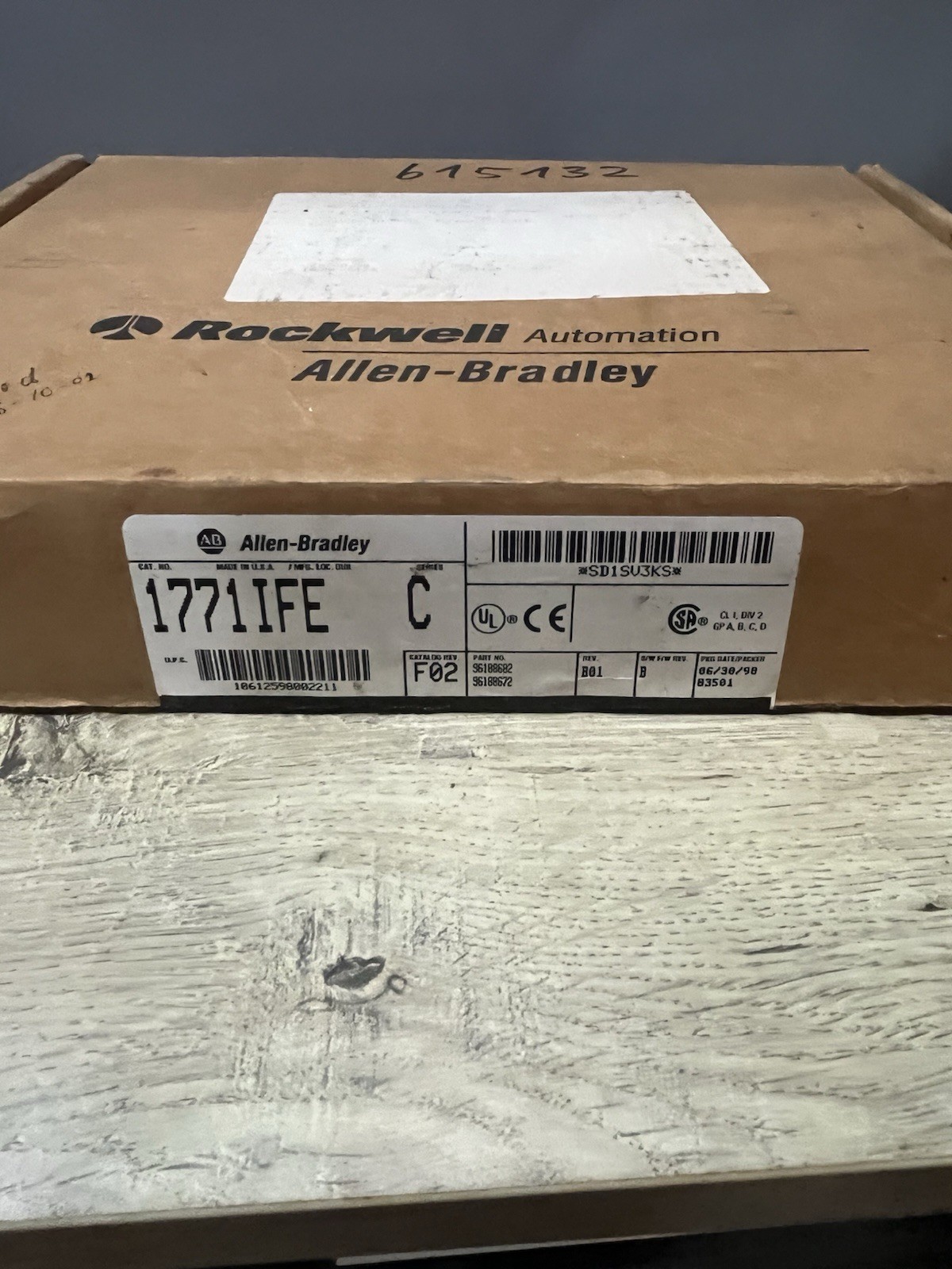 Allen-Bradley 1771-IFE Series C 12 Bit Analog PLC Input Module PLC-5 SDI