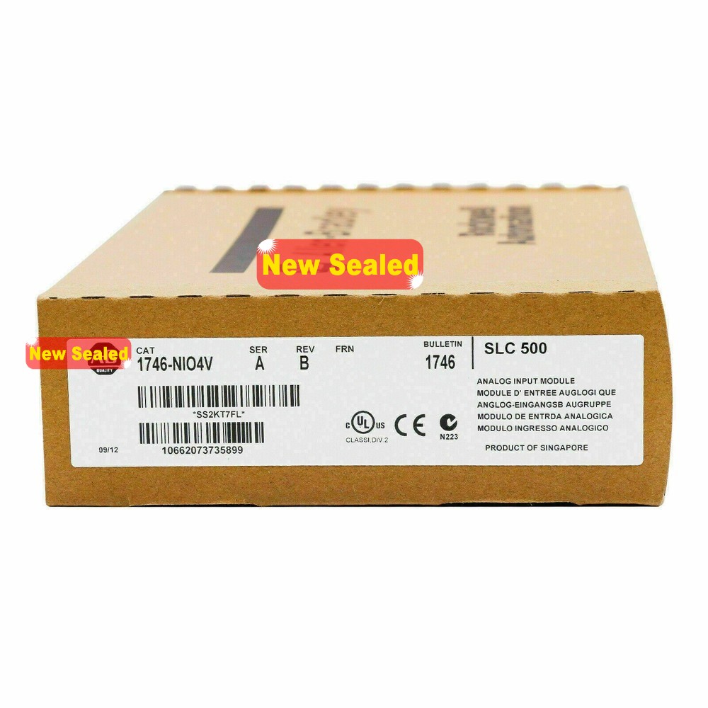 Sealed 1746-NIO4V SER A SLC 500 Analog Output Module FAST SHIP US Free Tax