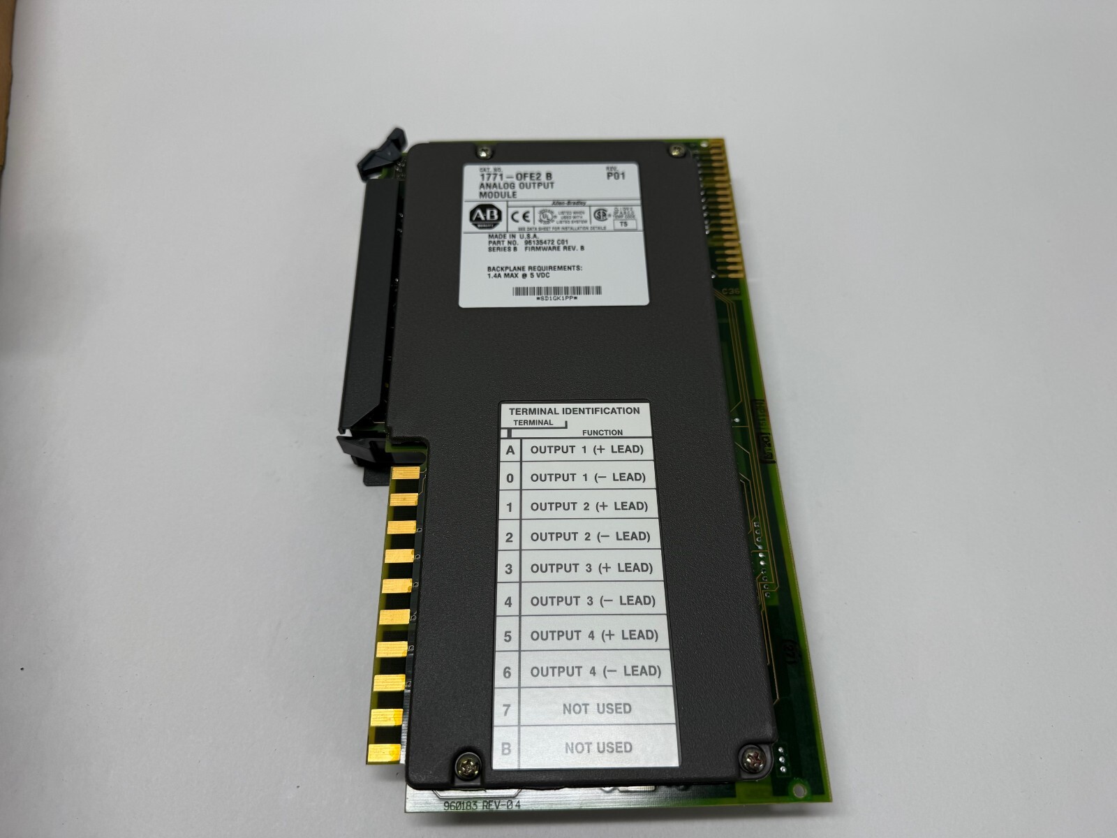 21 – ALLEN BRADLEY 1771-OFE2 / B Module, ANALOG OUTPUT