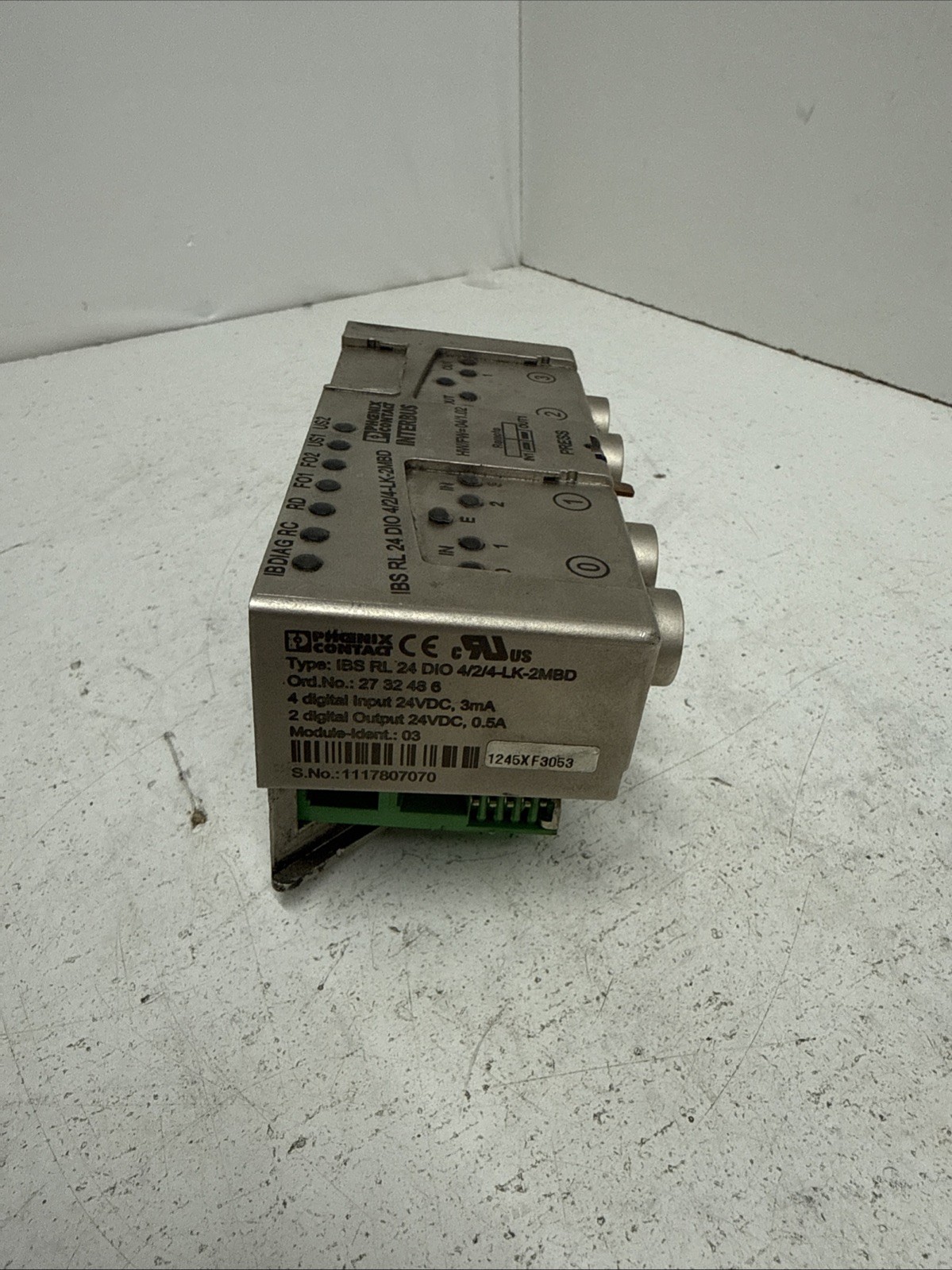 Phoenix Contact 2732486 Rugged Line Module IBS RL 24 DIO 4/2/4-LK-2MBD **NOS**