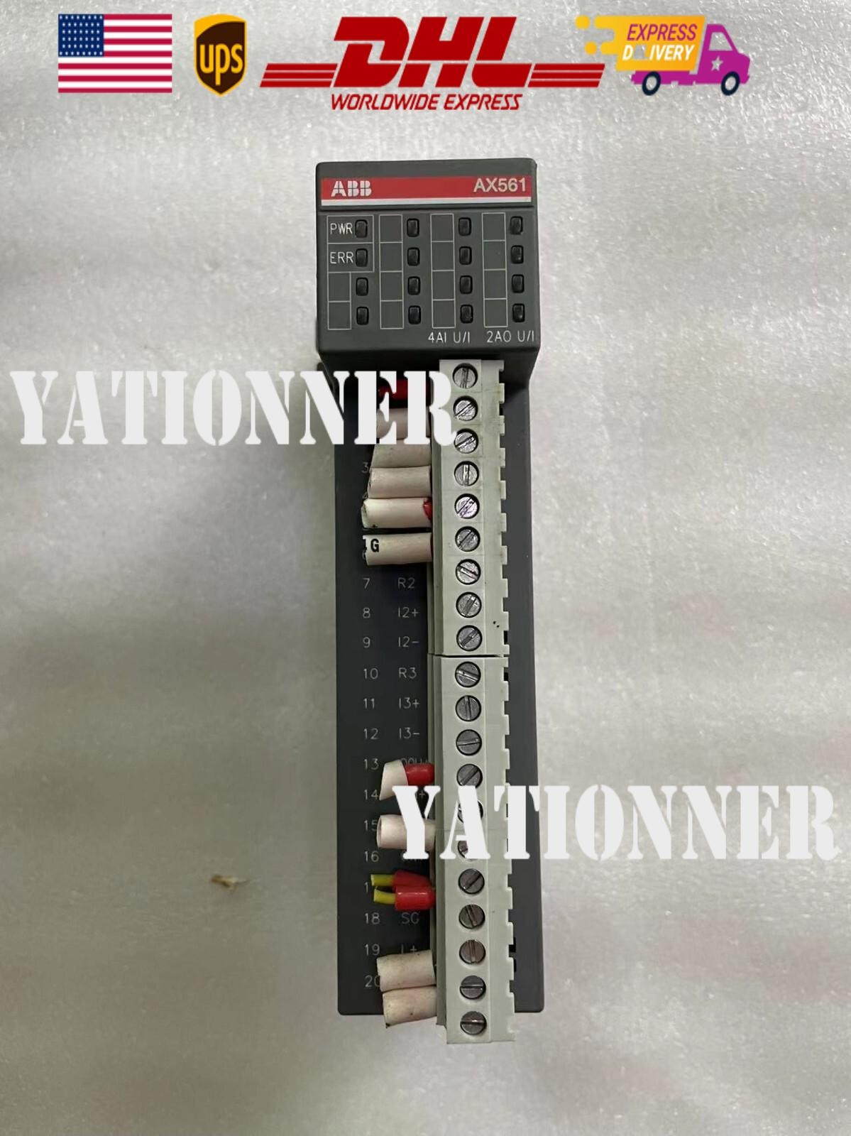ABB PLC AX561 1TNE968902R1301 Analog Input Output Module US Free TAX