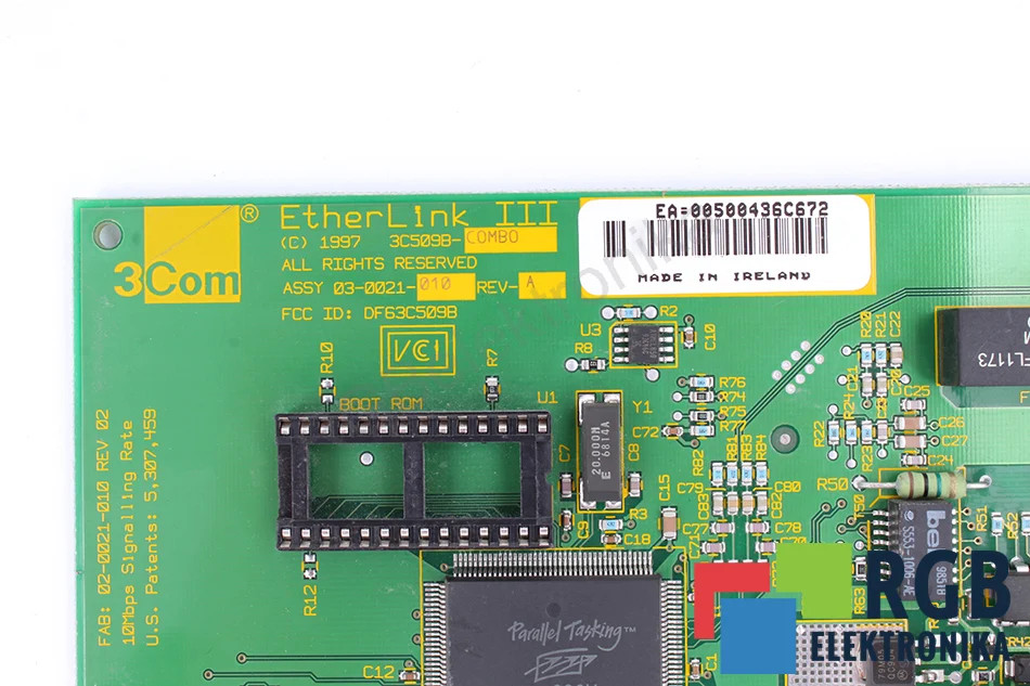 02-0021-010 REV 02 ETHERLINK III 3COM – Refurbished – 24 Months Warranty