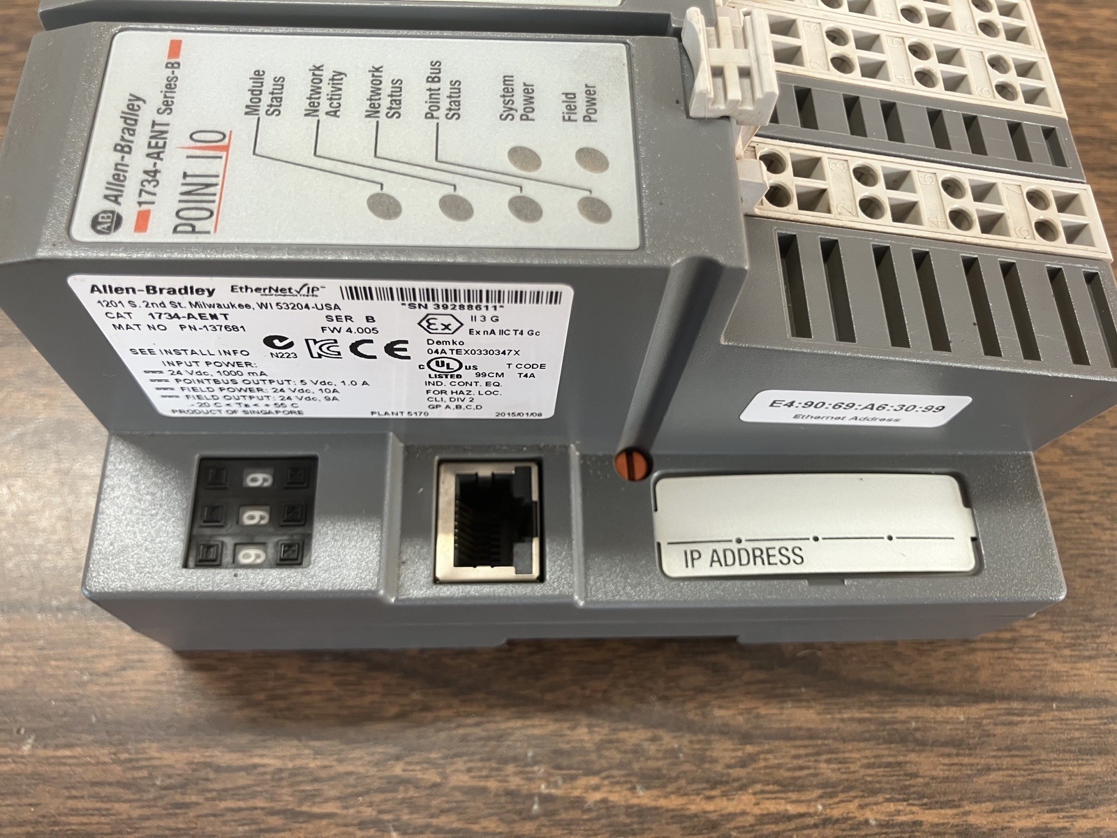 Lot of 15: Allen-Bradley 1734-AENT Point I/O W/ Additional Pieces *READ DESCRIP*