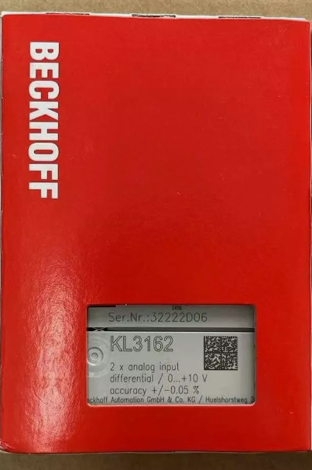 NEW BECKHOFF KL3162 Ethercat-Coupler Module Free shipping us free tax