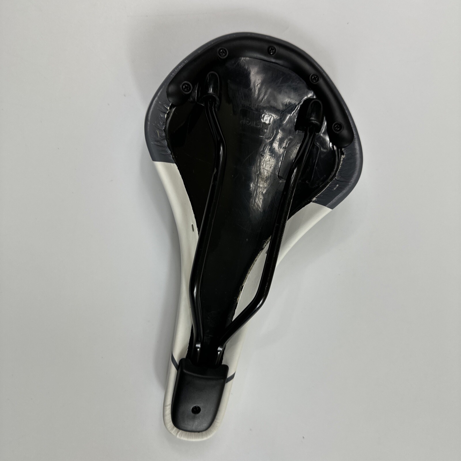 Bike seat “JustTek” White and grey