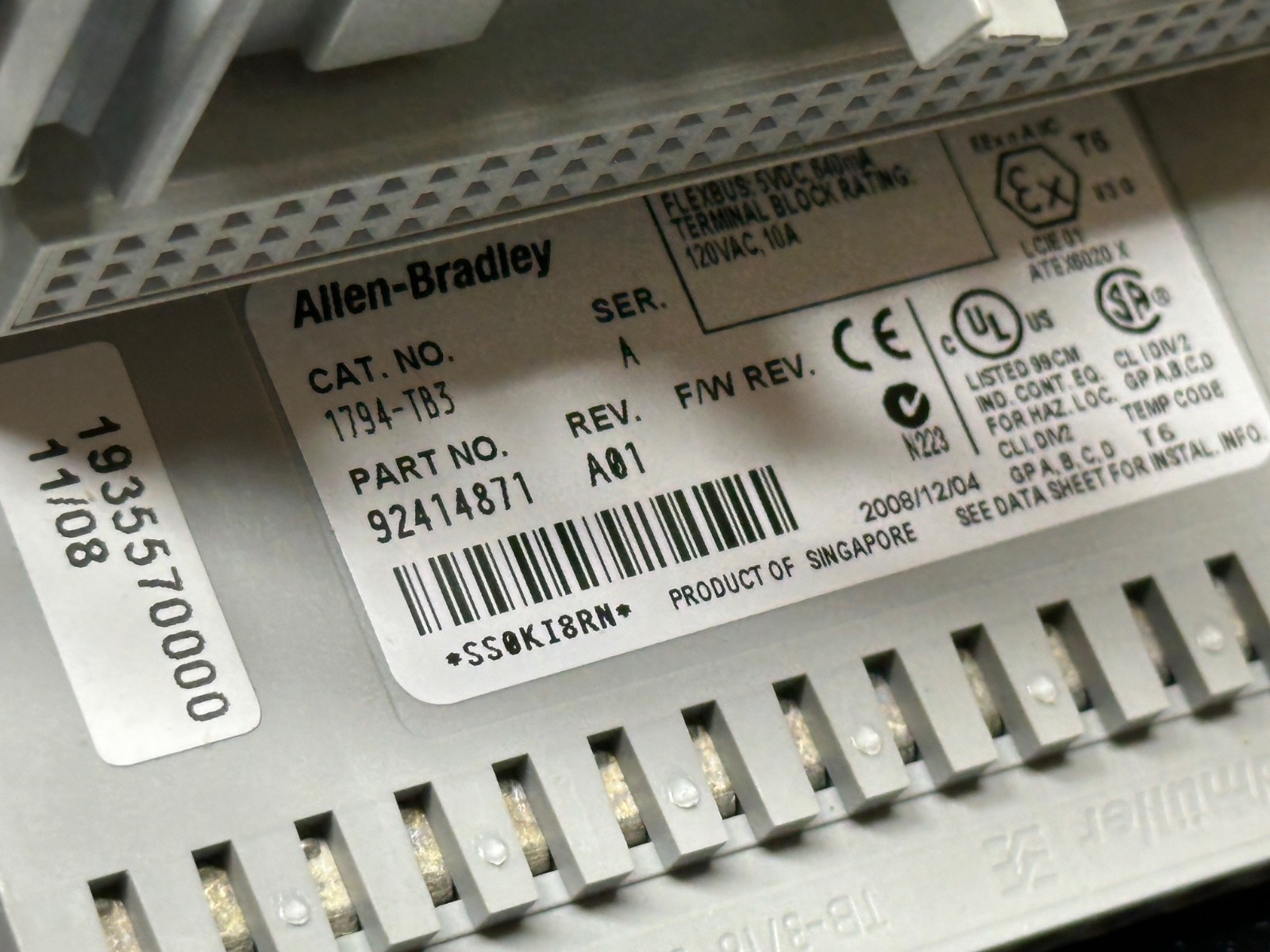 Allen Bradley 1794-IE8 1794-1E8 1794-1EB B 1794-TB3 Flex I/O Input Module 8 Pt