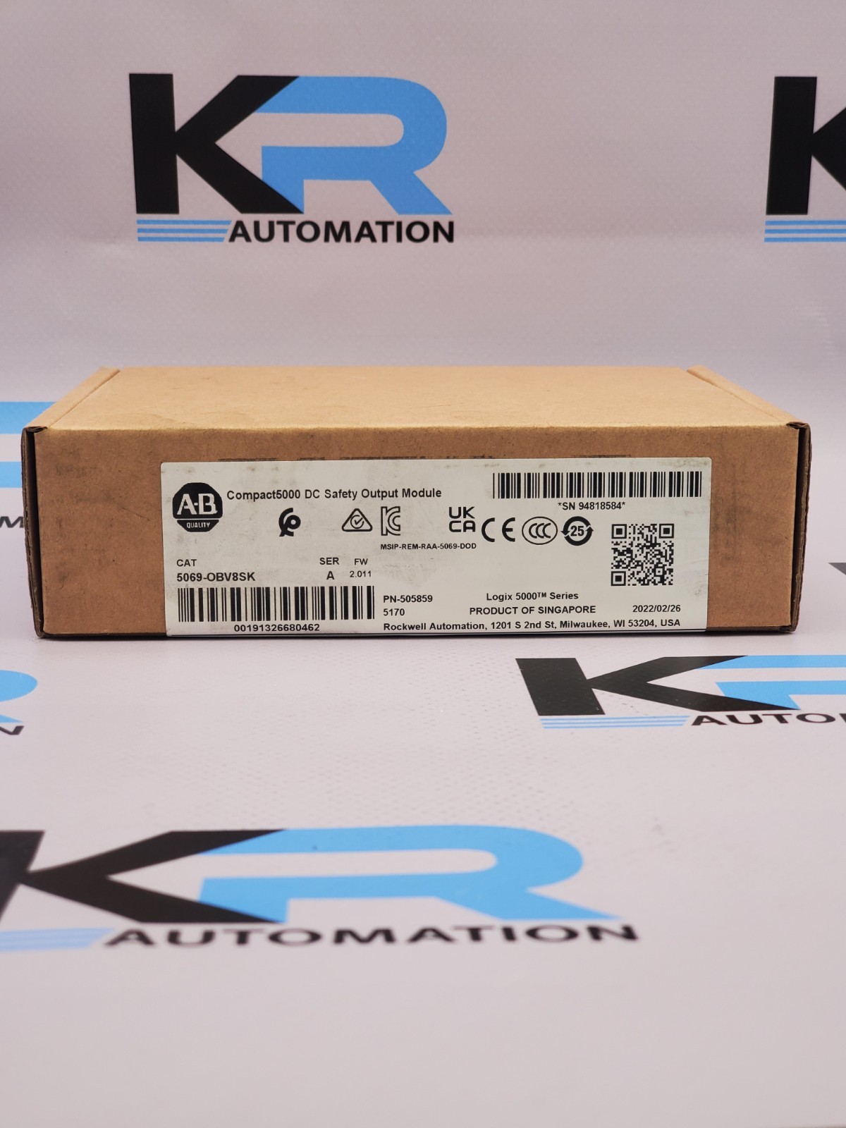 Allen-Bradley 5069-OBV8S Compact 5000 DC Safety Output Module