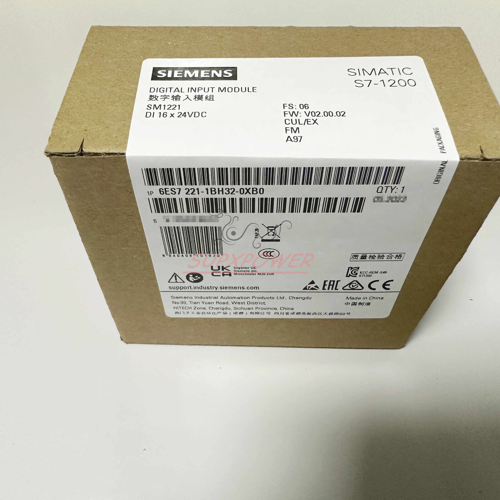 New Siemens 6ES7221-1BH32-0XB0 6ES7 221-1BH32-0XB0 S7-1200 Digital input SM 1221