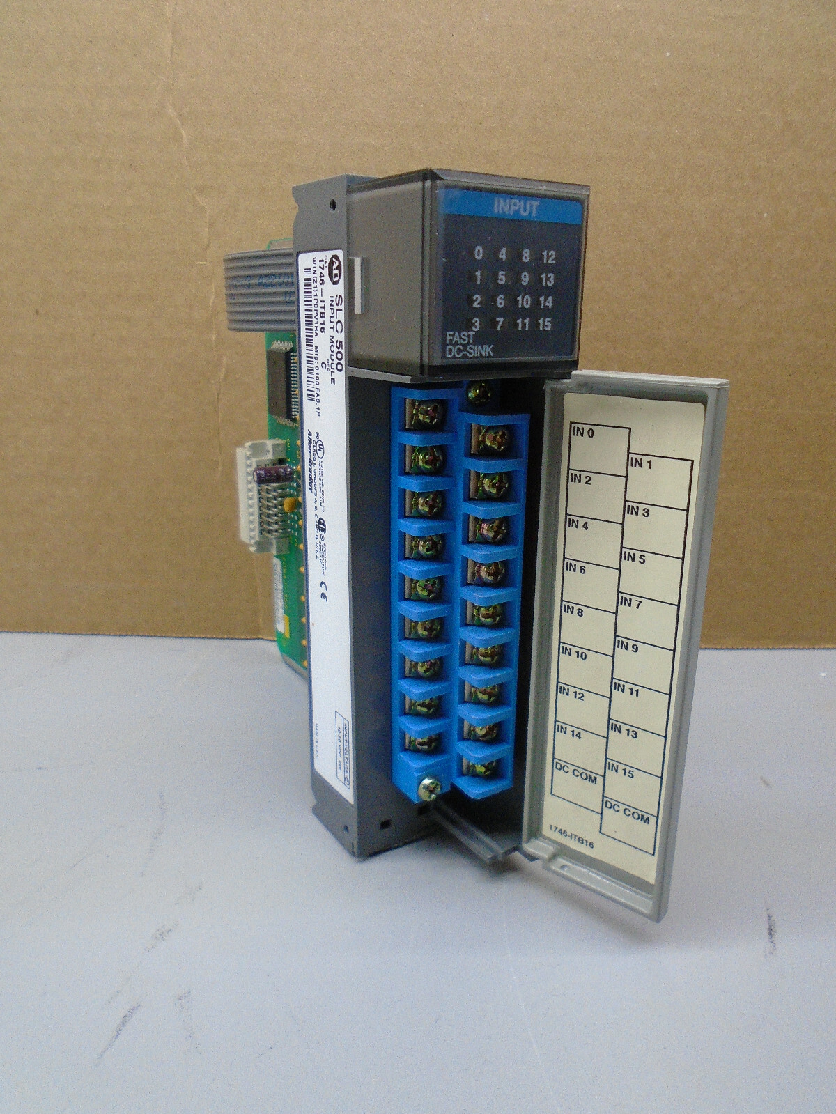 1746-ITB16 /C Allen Bradley SLC 500 Fast DC Sink Input Module 1746ITB16 W203