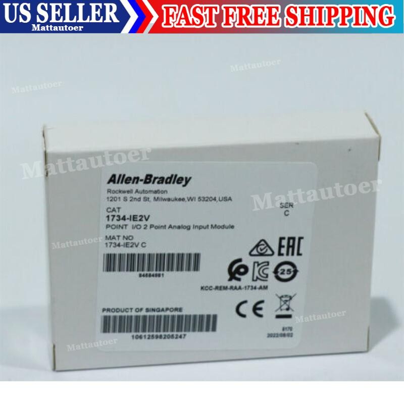 Allen-Bradley 1734-IE2V /C Analog Input Module AB 1734IE2V New Sealed