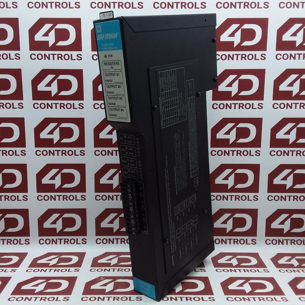 8030 ROM-122 | Symax | Analog Output Module, 4 Point, 1200mA, 5VDC, Used, A1
