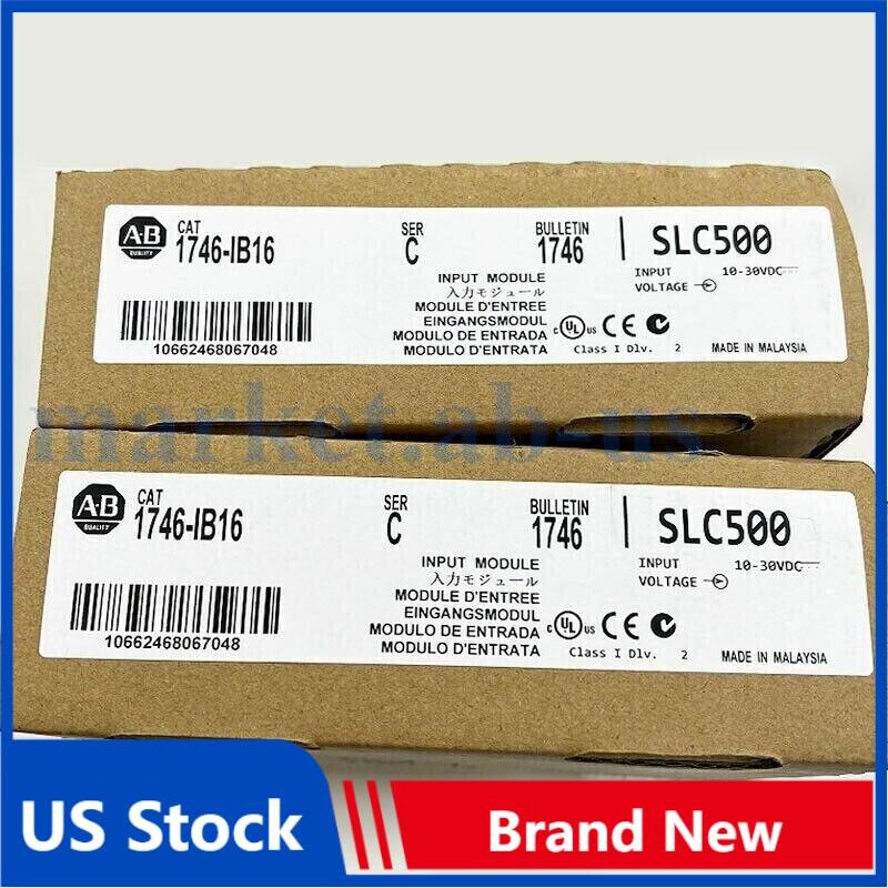 New Sealed AB 1746-IB16 SLC 500 PLC Digital Input Module 1746IB16 US Free Tax