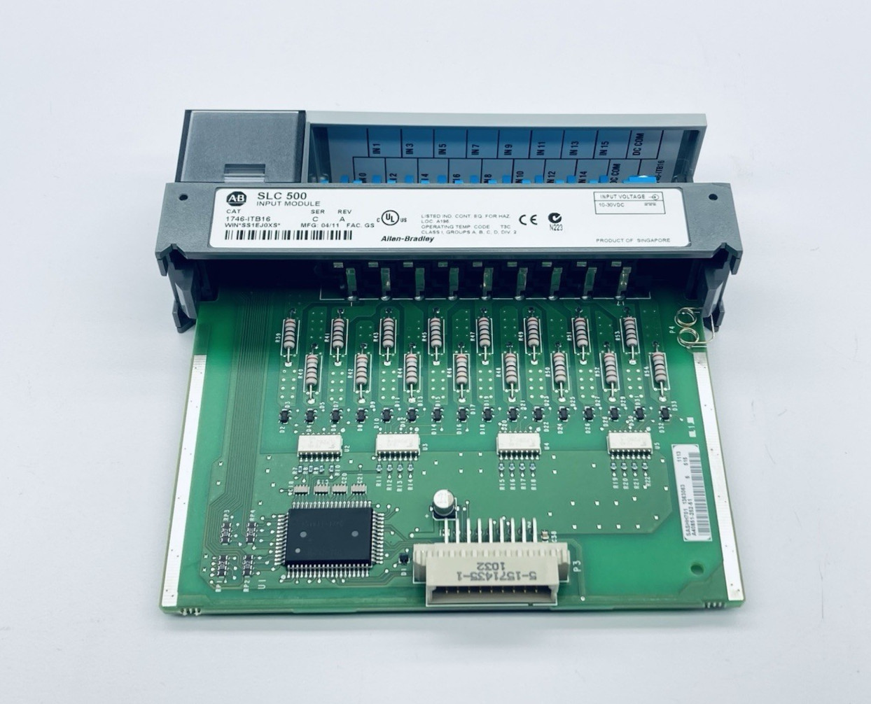 ALLEN BRADLEY 1746-ITB16 SLC500 Digital Input Module 16-Point 10-30vdc ser. C