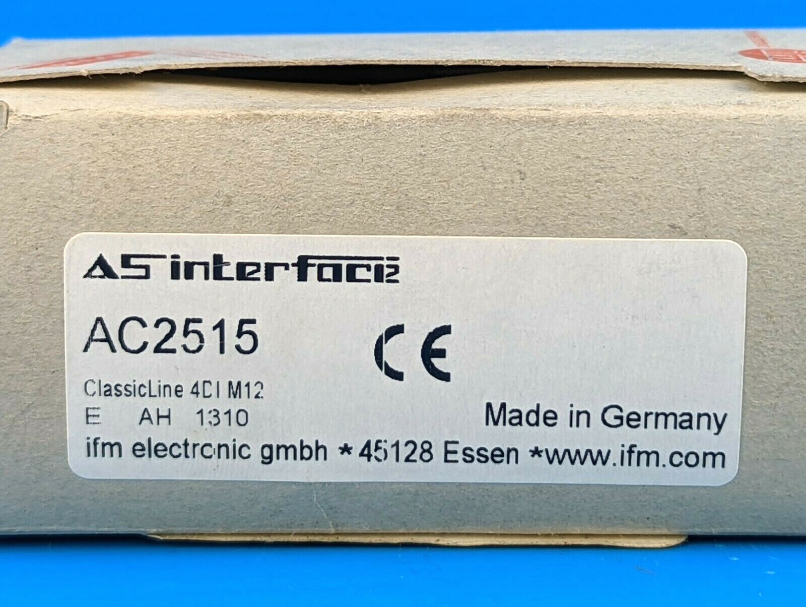 NEW IFM Electronic AC2515 4-Point Digital Input Module, 26.5-31.6VDC, 45128