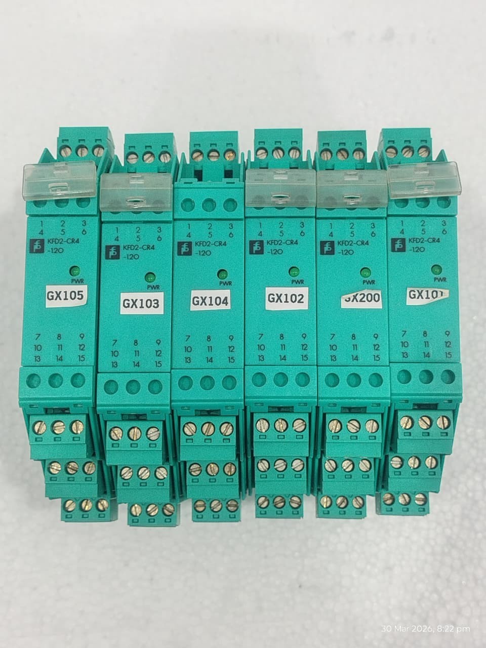 (Sell Lot OF 6 PCS) PEPPERL+FUCHS KFD2-CR4-1.20 Signal isolation network module