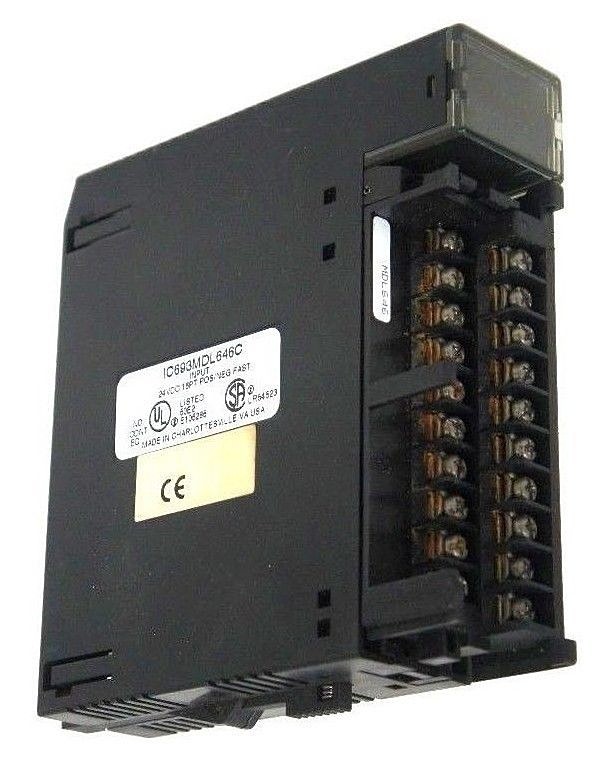 GE FANUC IC693MDL646C INPUT MODULE 24VDC 16PT POS/NEG FAST MISSING DOOR