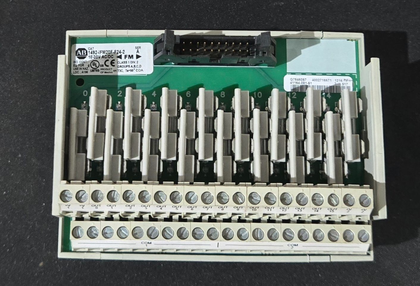 ALLEN BRADLEY 1492-IFM20F-F24-2/A Interface Module 10-30V AC/DC USED