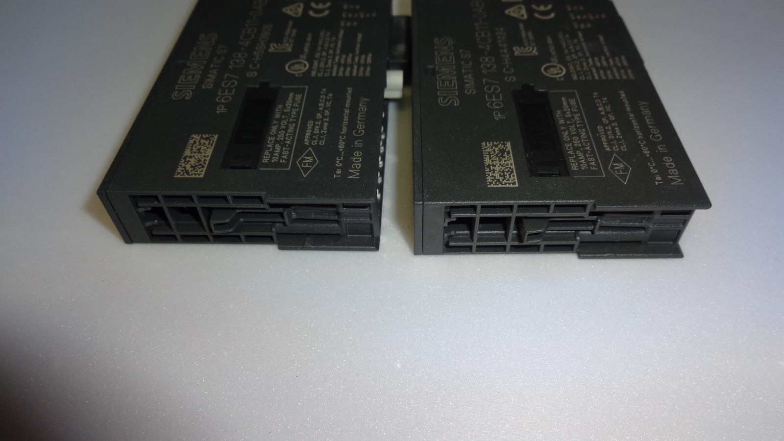 Lot of 2 6ES71384CB110AB0 Simatic S7 6ES7 138-4CB11-0AB0 Power Module Siemens
