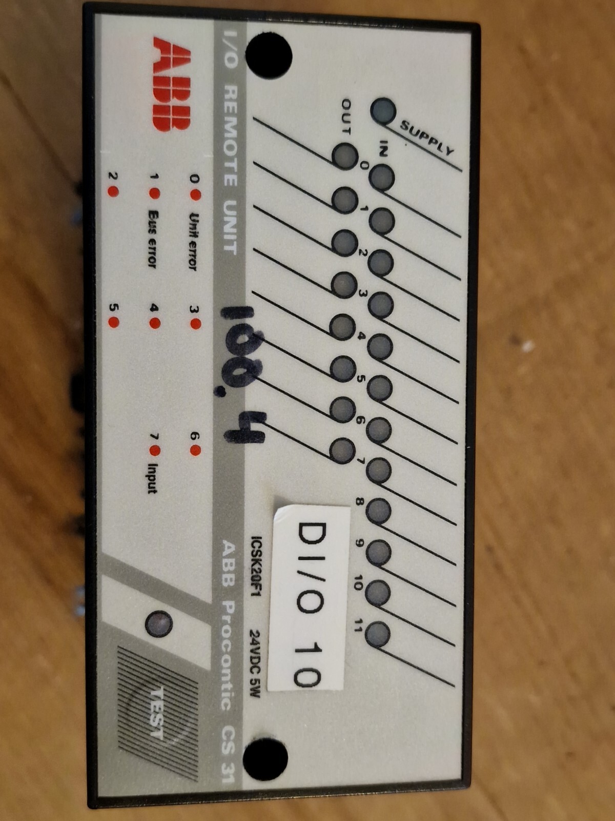 ABB Procontic CS 31 REMOTE UNIT ICSK20F1 I/O ABB Procontic CS31