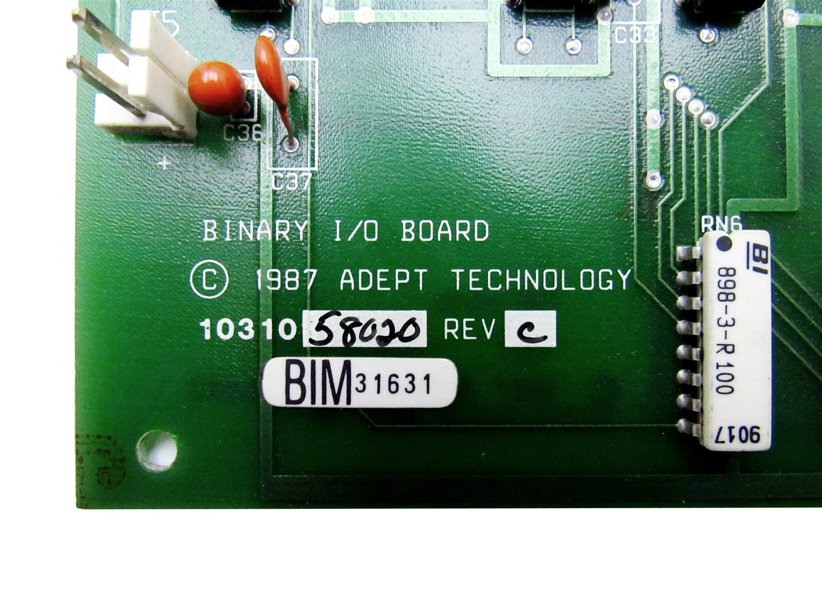 Adept 8 Relay Binary I/O Board 1031058020