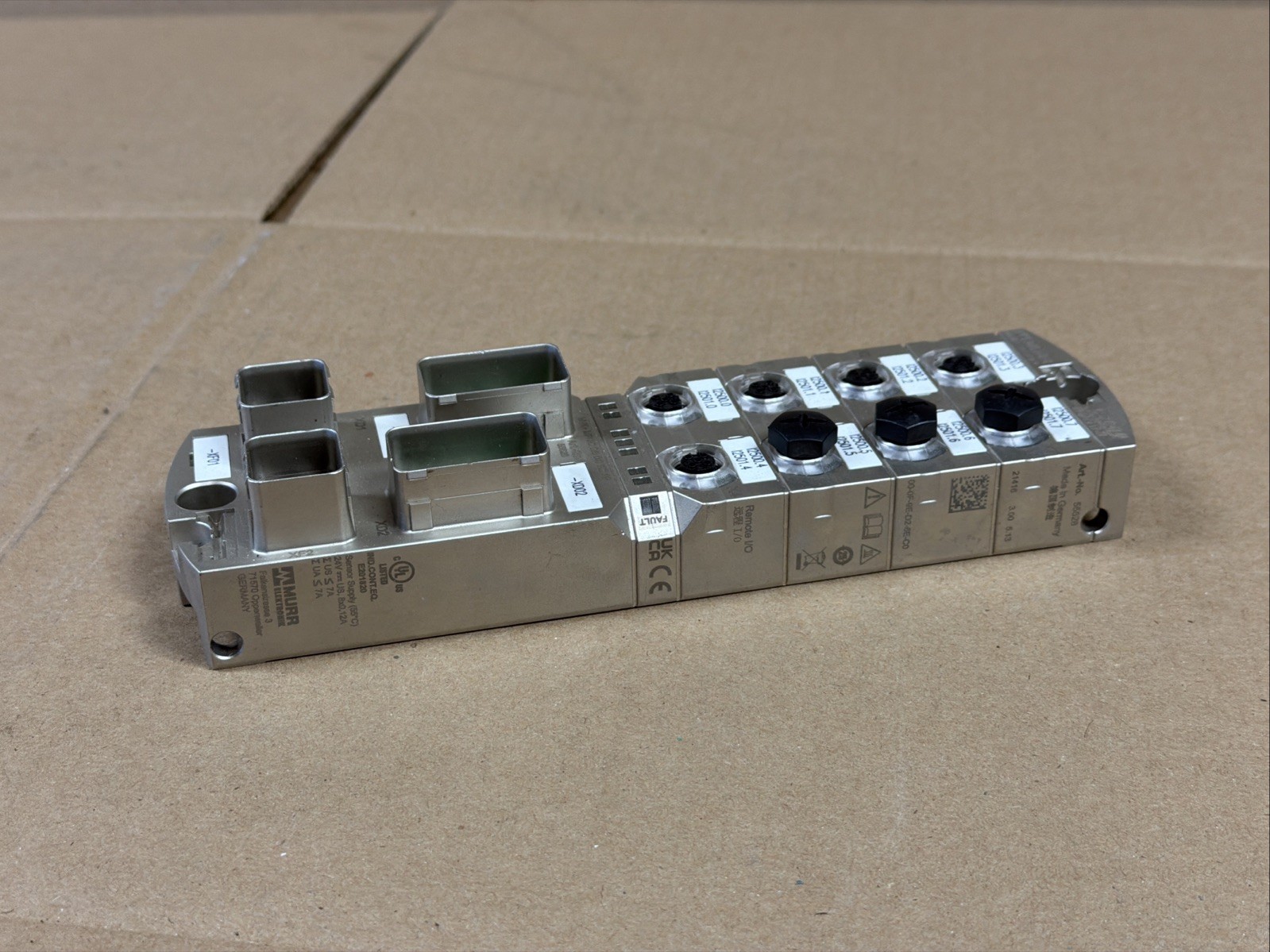 Murr 55528 I/O PROFI NET Block MVK+ MPNIO DI8 DO8 IRT PP WARRANTY FAST SHIP