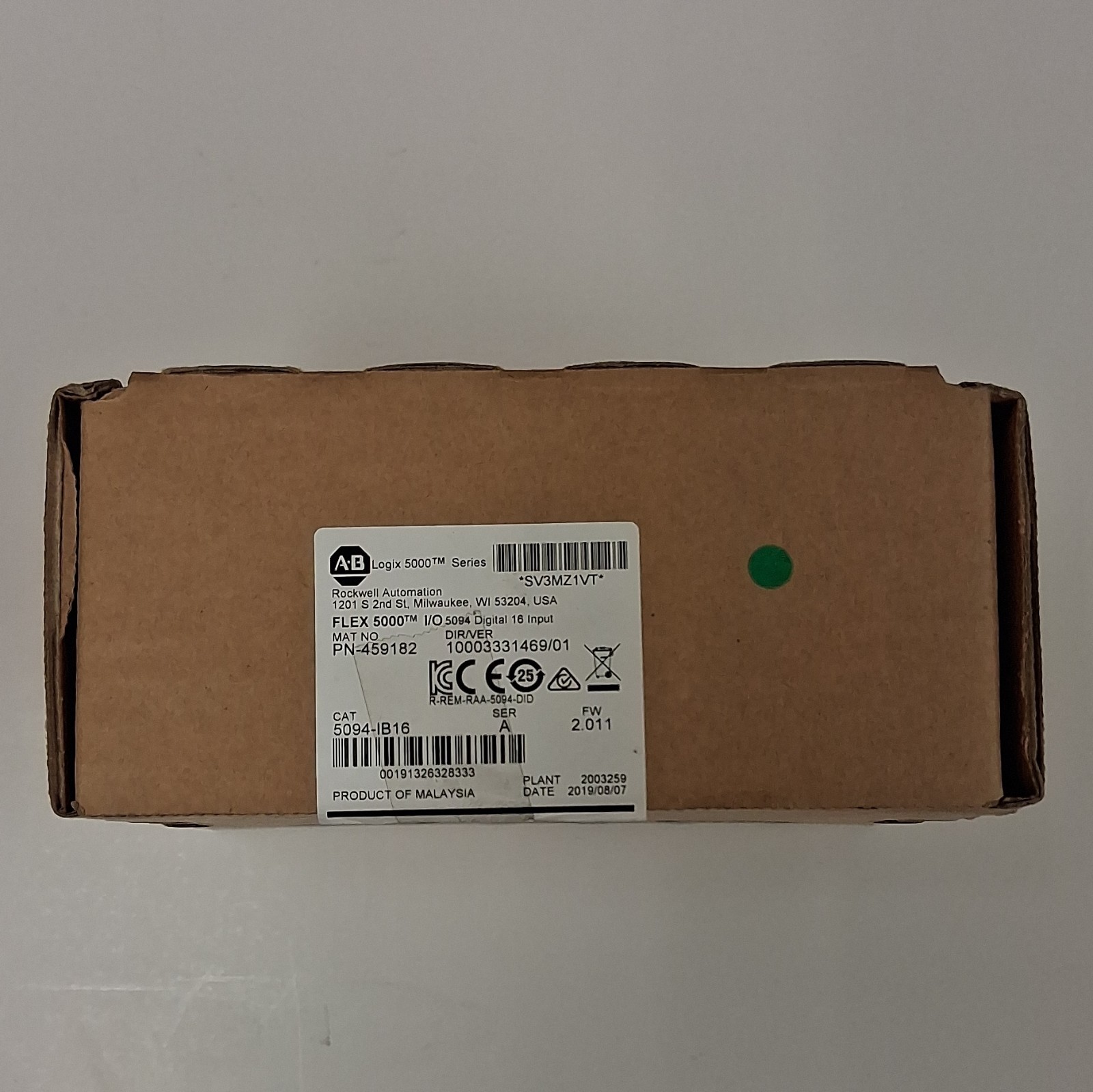 Allen-Bradley FLEX 5000 5094-IB16 Digital PLC Input Module 16 Input Logix 5000