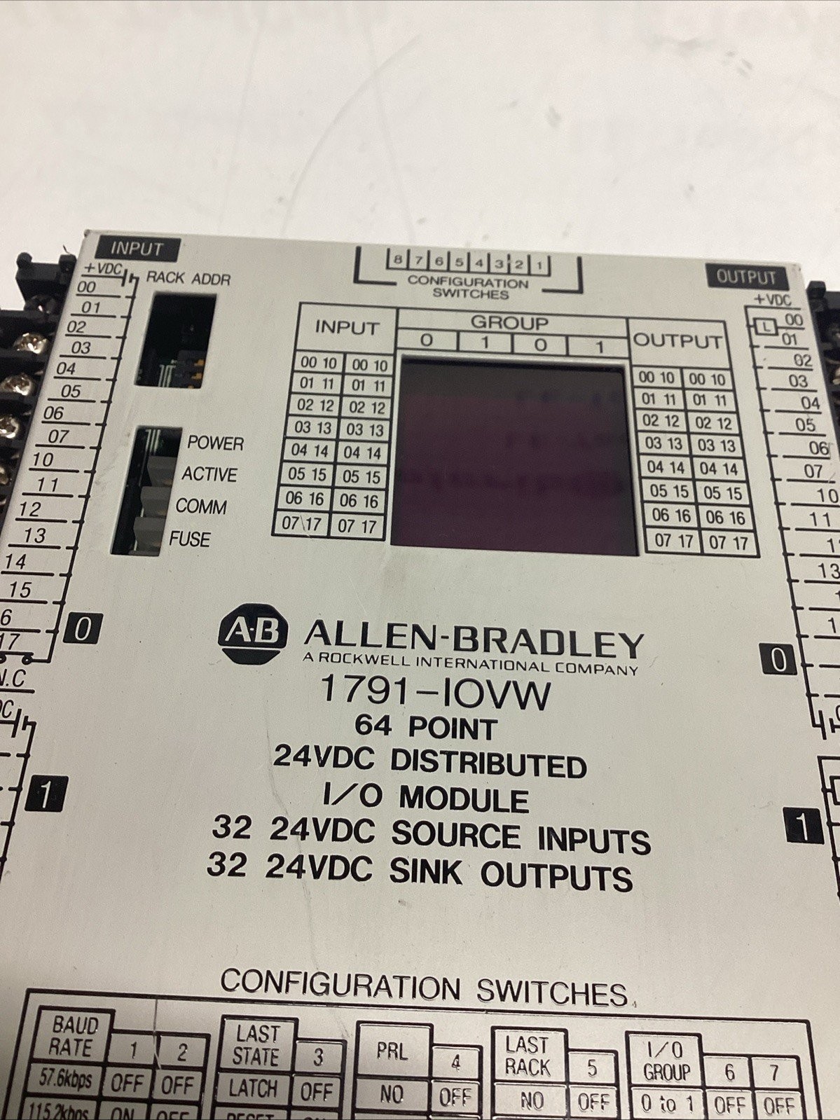 Allen‑Bradley 1791‑IOVW compact 24 V DC Block I/O module N-675