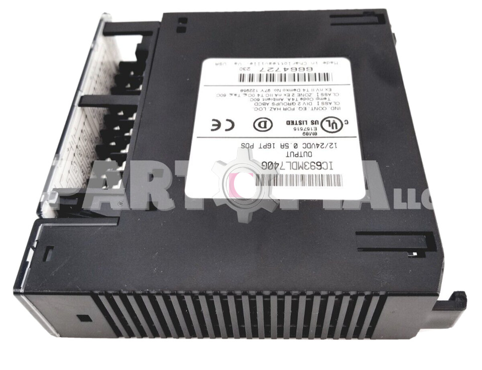 GE FANUC IC693MDL740G Output Module, 12/24Vdc, 0.5A, 16Pt, Positive Logic