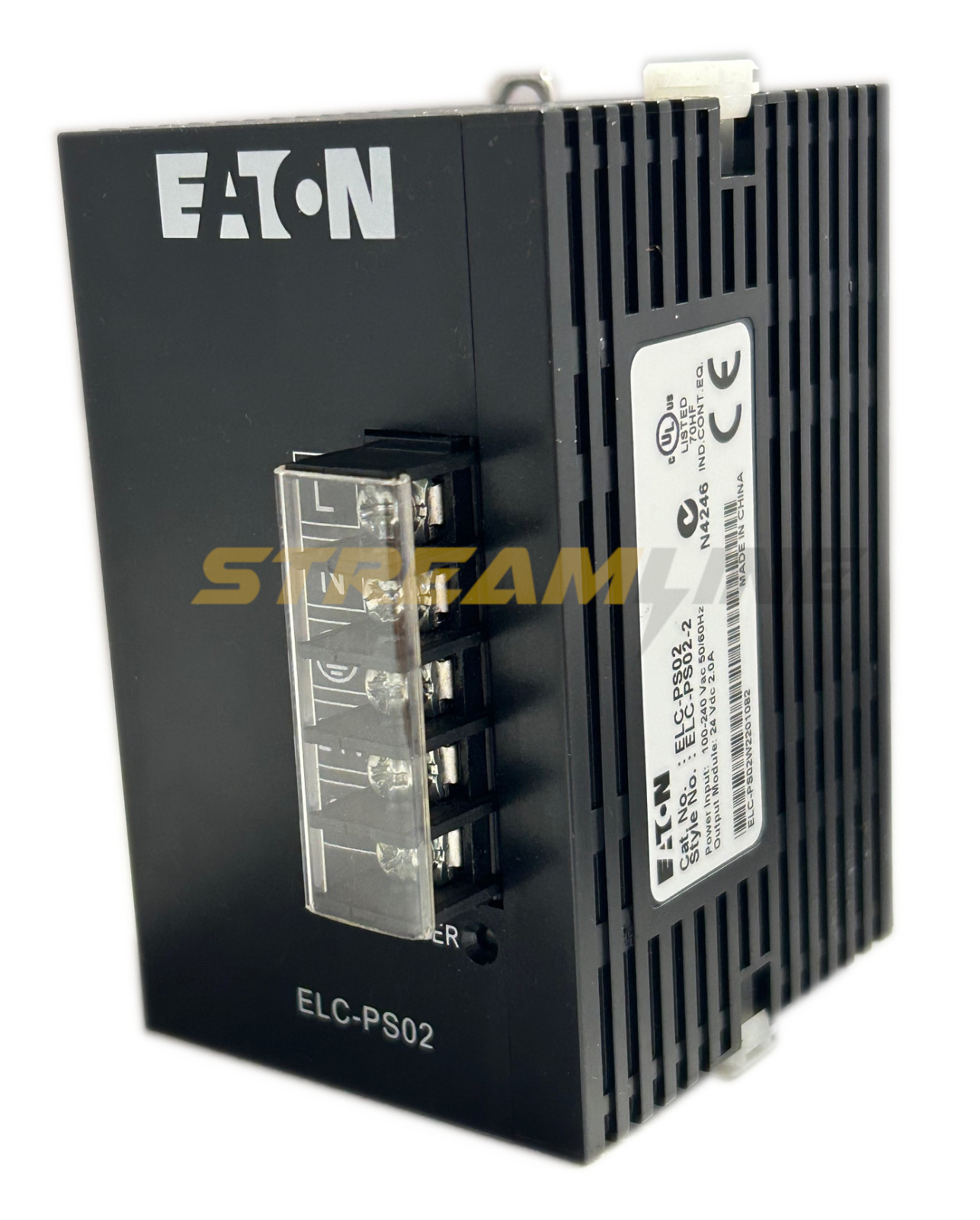 Eaton ELC-PS02 Logic Controller Power Supply, 2A, 48W, 100-240V , 24V Output
