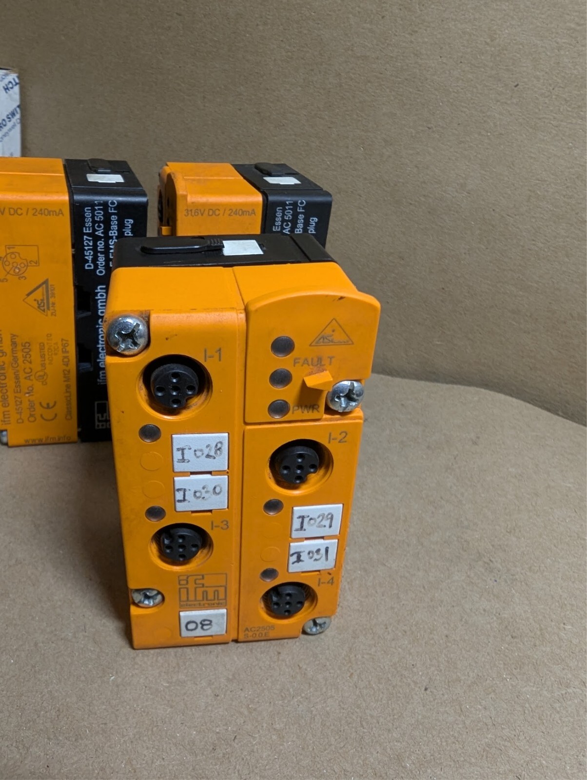 IFM AC2505 AS-Interface ClassicLine module, 4 PNP Inputs, M12, 24VDC