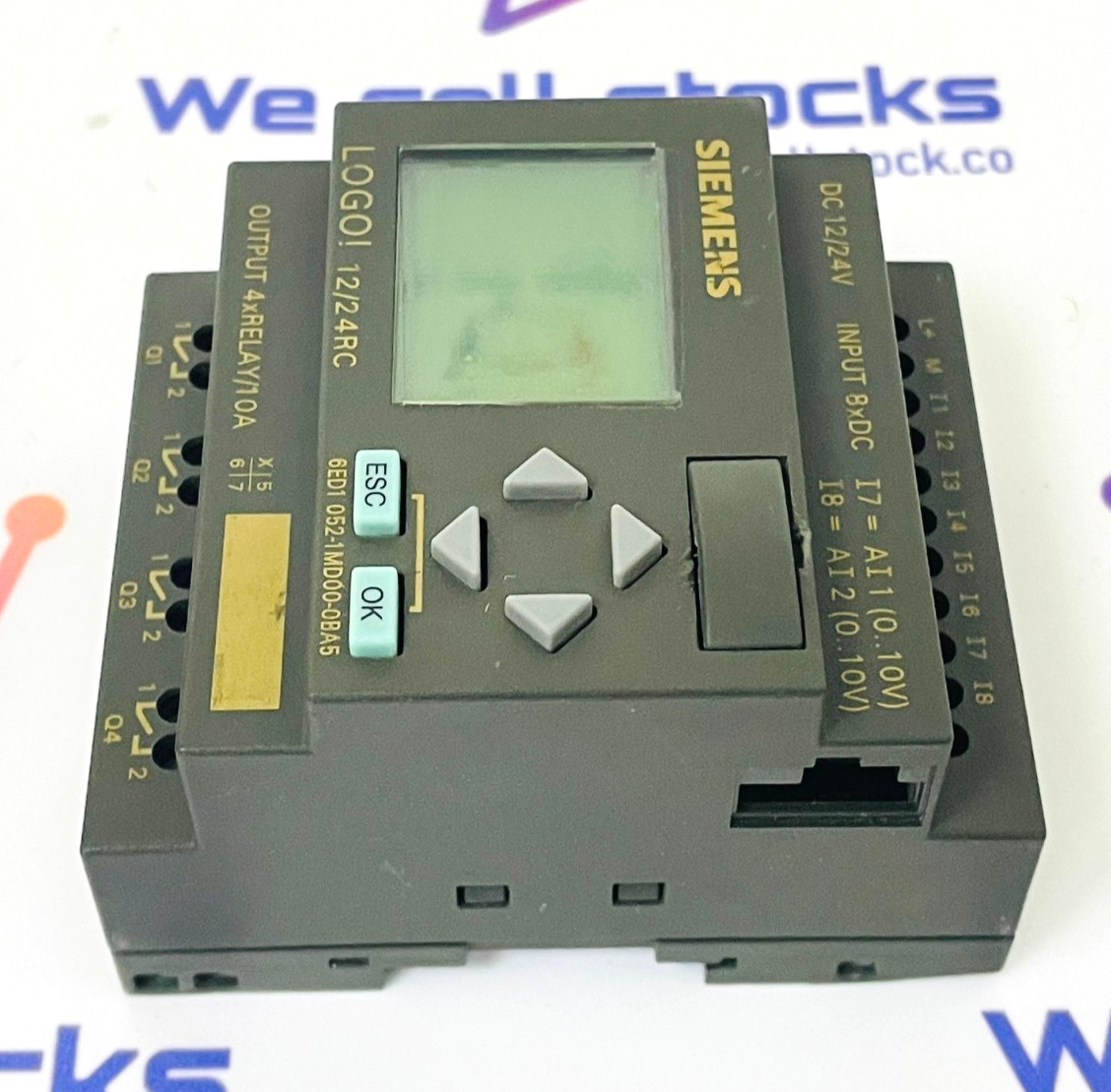 SIEMENS LOGO 12/24RC Logic Display Module 6ED1052-1MD00-0BA5