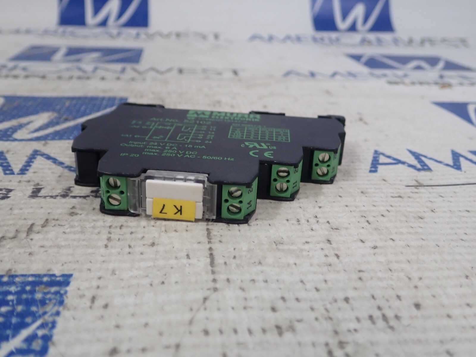 Murr Elektronik 52102 Output Relay 6A 250VDC Input 24VDC 18mA