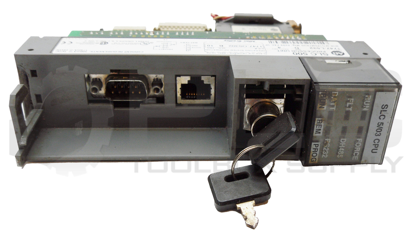 ALLEN BRADLEY 1747-L532 / D PROCESSOR UNIT 5-24VDC 500MA *READ*
