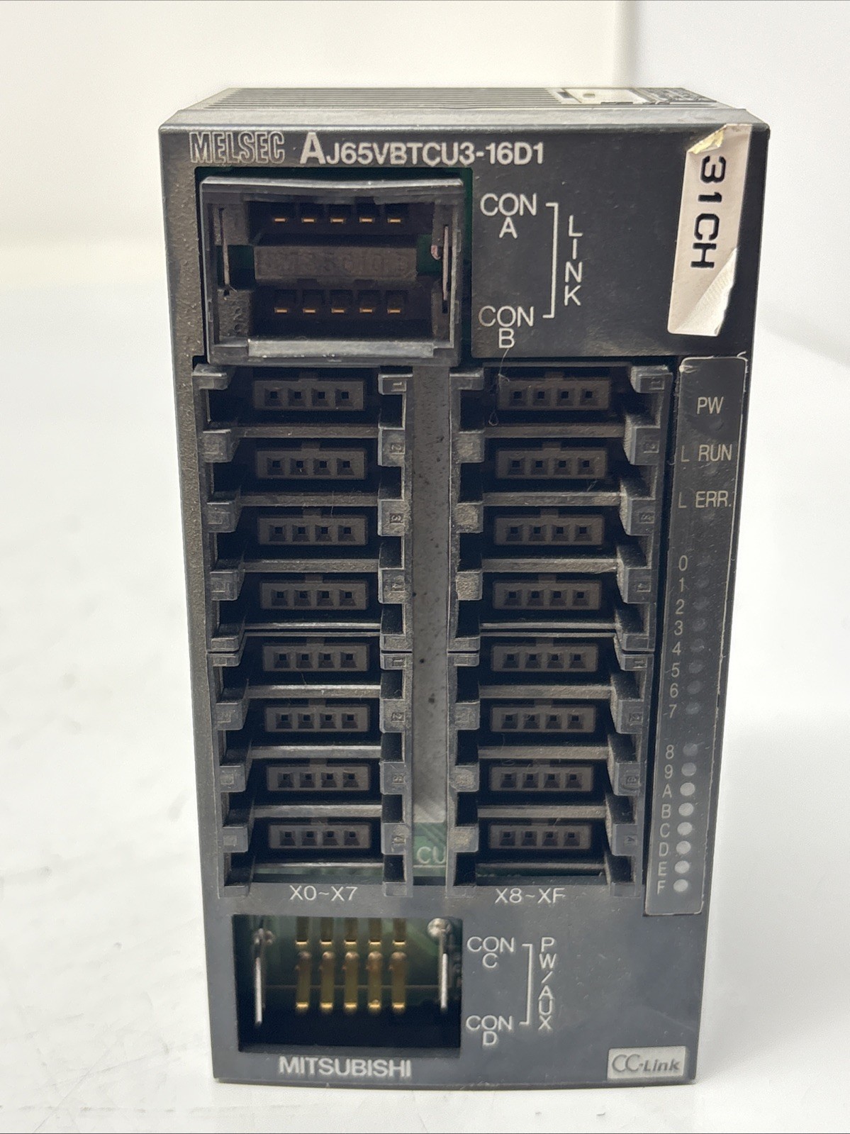 Mitsubishi Electric MELSEC CC-Link 24VDC Input Unit AJ65VBTCU3-16D1