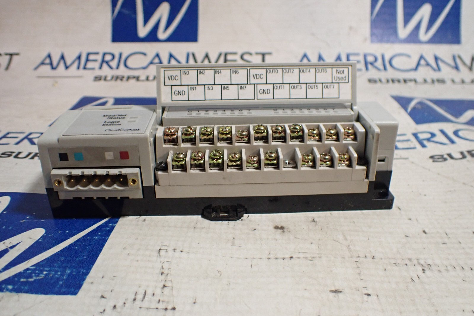 Allen Bradley 1791D-8B8P Ser D Rev C01 FWR 3.003 Compact Block I/O Module