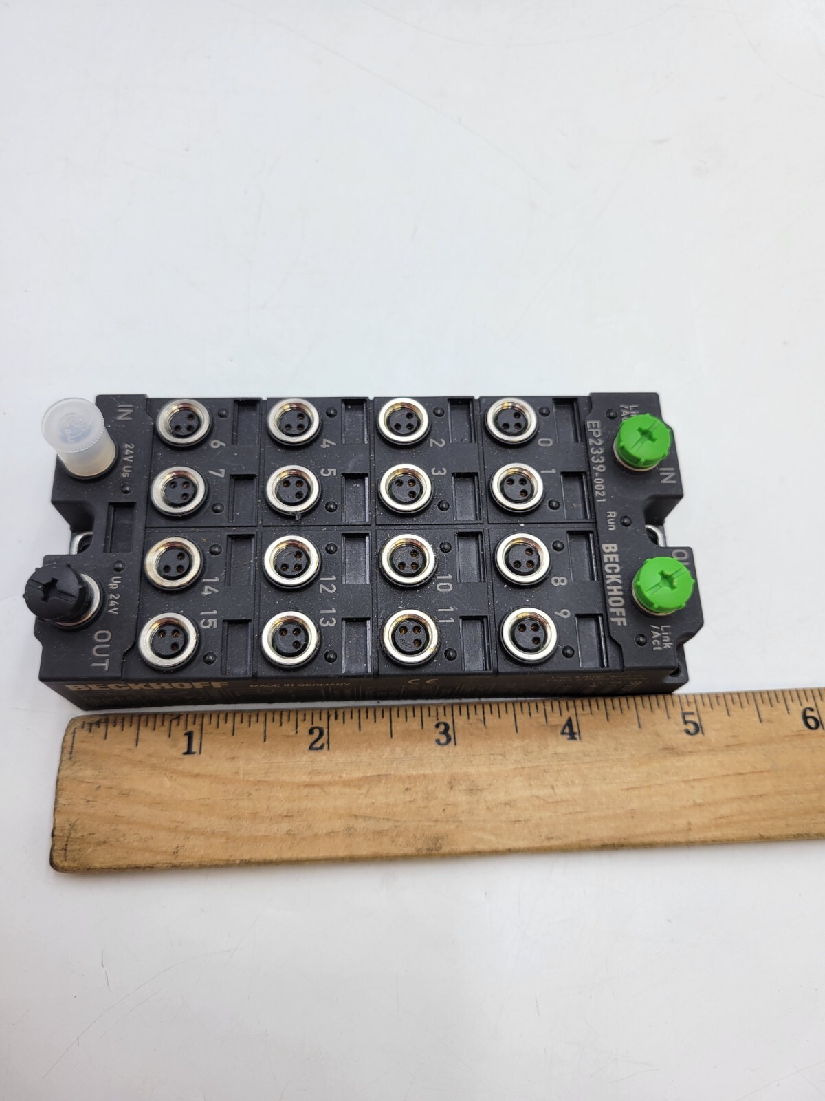 Beckhoff EP2339-0021 080096 EtherCAT Compact Box 16-Channel Digital M8 24 Volt