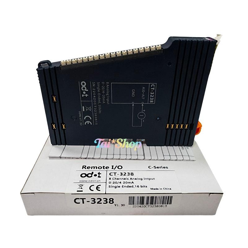 1 Pc. New ODOT Distribute Remote IO Module CT-3238 8-Channel Analog Input
