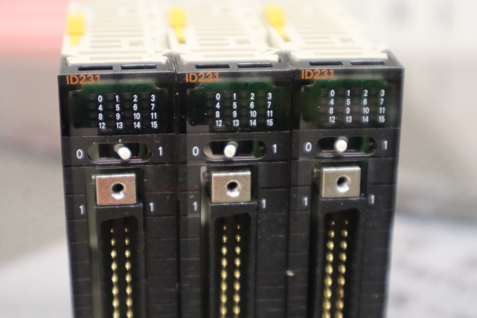 Omron CJ1W-ID231 Input Modules 24VDC 4mA Used With Warranty (Lot of 3)