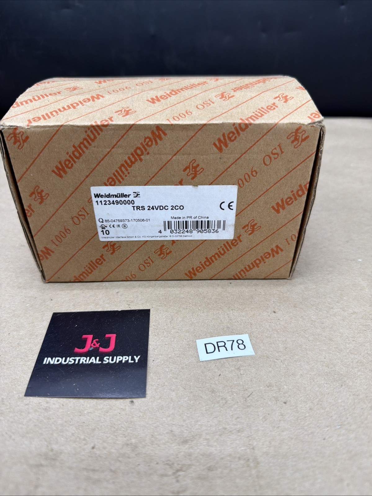 New box of 10 Weidmuller 1123490000 TRS 24VDC 2 CO Warranty Fast Shipping 🇺🇸