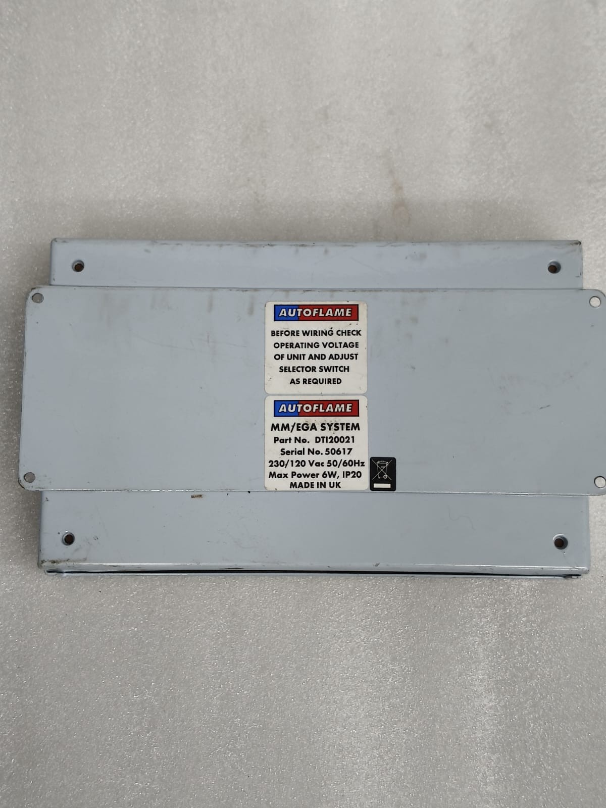 AUTOFLAME DTI20021 6CHANNEL INPUT-OUTPUT MODULE FREE FAST SHIPPING